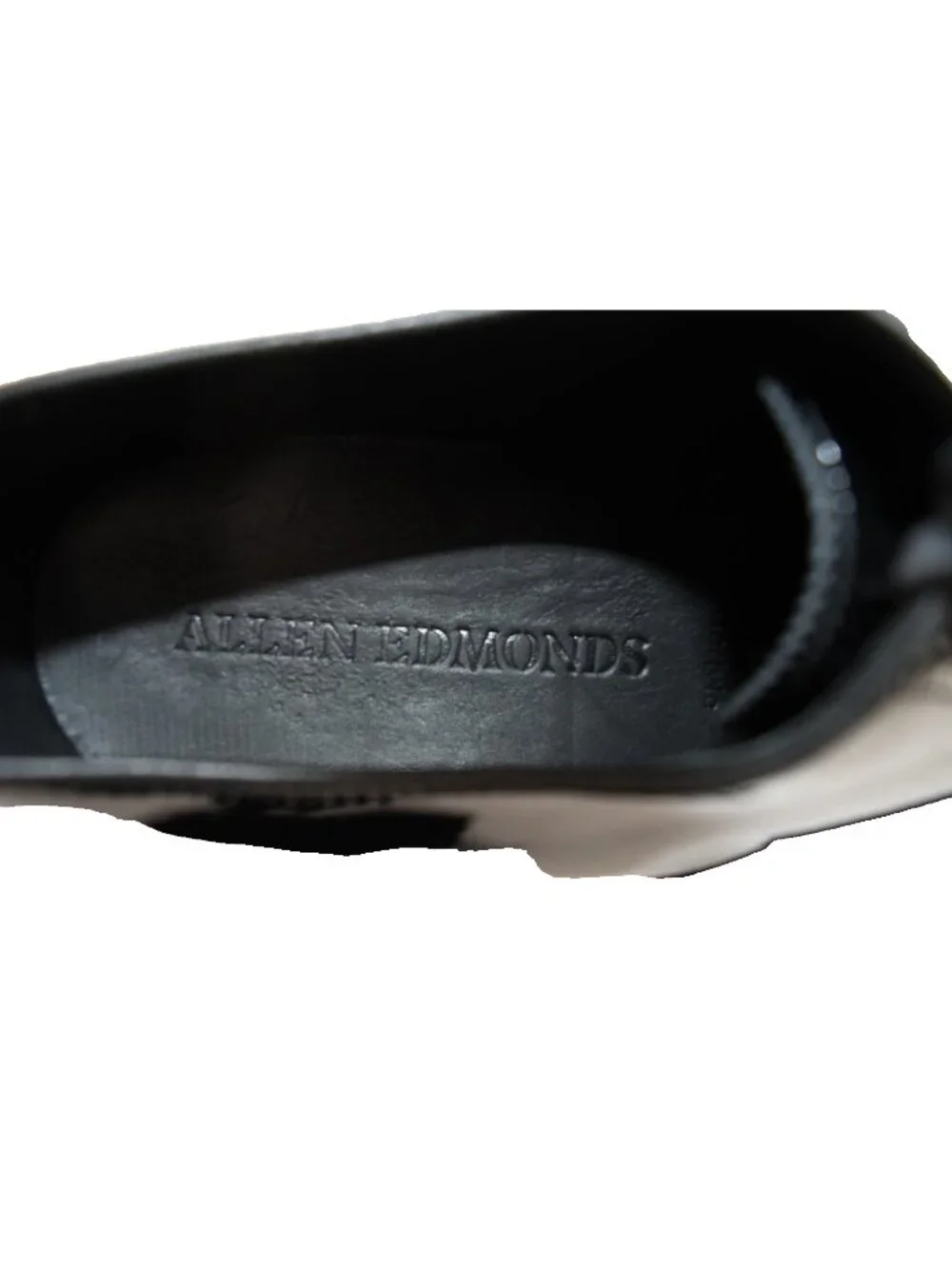 New! Allen Edmonds Carlyle Plain-toe Oxford Shoe Black Patent 8.5D 5537 DD544